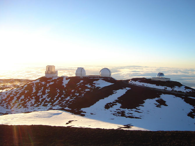 The summit of Mauna Kea 