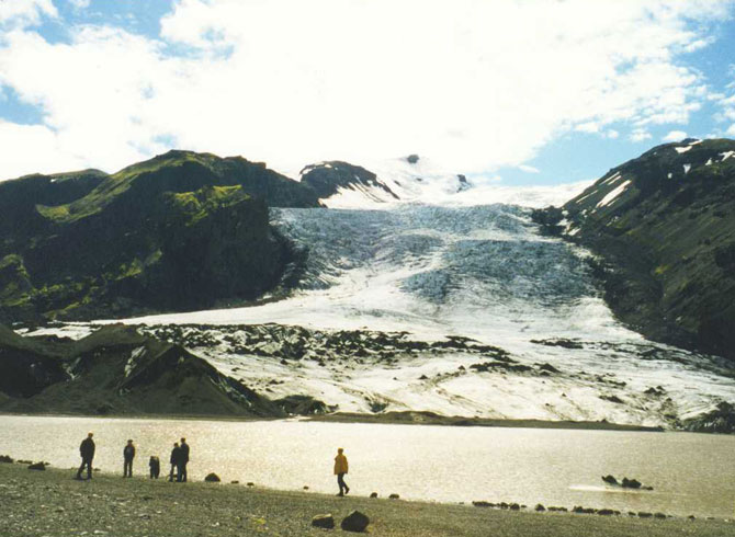 The Gigjökull glacier in 1993